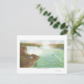 Uitzicht van gehele Niagara-Herfsten Briefkaart (Staand voorkant)