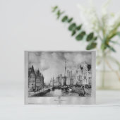 Uitzicht van Gent Briefkaart (Staand voorkant)