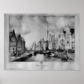 Uitzicht van Gent Poster (Voorkant)
