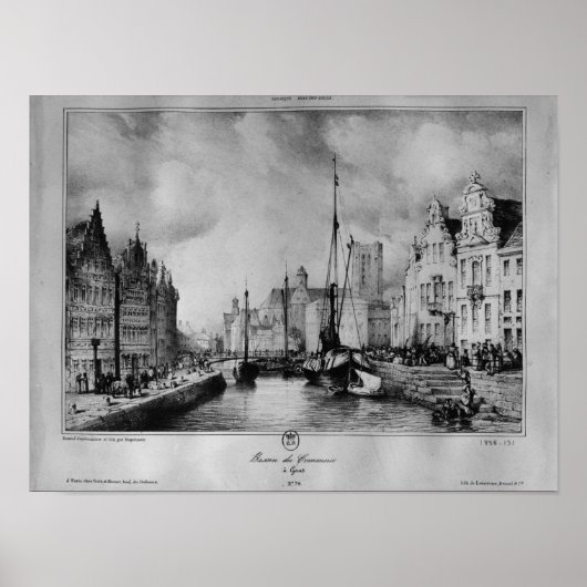 Uitzicht van Gent Poster (Voorkant)