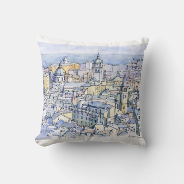 Uitzicht van Genua Kussen (Voorkant)