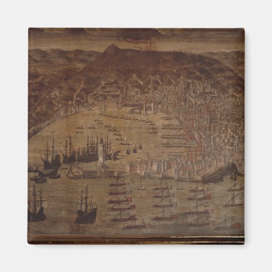 Uitzicht van Genua Magneet (Voorkant)