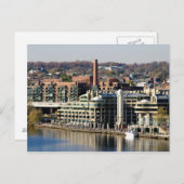 Uitzicht van Georgetown en Waterfront-Washington D Briefkaart (Voorkant / Achterkant)