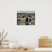 Uitzicht van Georgetown en Waterfront-Washington D Poster (Keuken)
