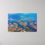 Uitzicht van geplatte grond voor schilderkunst van canvas afdruk (Voorkant)