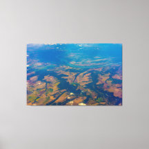 Uitzicht van geplatte grond voor schilderkunst van