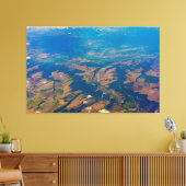 Uitzicht van geplatte grond voor schilderkunst van canvas afdruk (Insitu (Woonkamer))