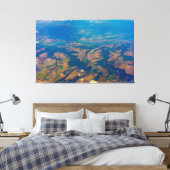 Uitzicht van geplatte grond voor schilderkunst van canvas afdruk (Insitu (Slaapkamer))