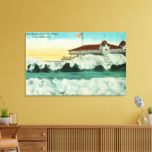 Uitzicht van Giant Breakers en de Sun Parlor Canvas Afdruk (Insitu (Woonkamer))