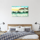 Uitzicht van Giant Breakers en de Sun Parlor Canvas Afdruk (Insitu (Slaapkamer))