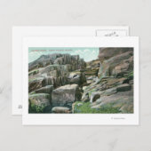 Uitzicht van Giant Rock Steps in Rockface Briefkaart (Voorkant / Achterkant)