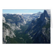 Uitzicht van Glacier Point in het Nationaal Park Y (Voorkant Horizontaal)