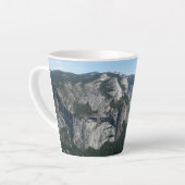 Uitzicht van Glacier Point in het Nationaal Park Y Latte Mok (Linkerhoek)