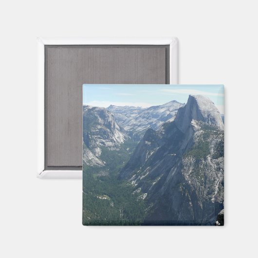 Uitzicht van Glacier Point in het Nationaal Park Y Magneet (Voorkant / Achterkant)