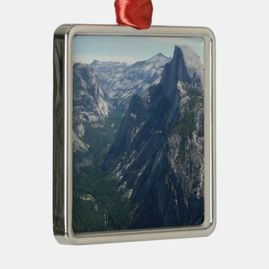 Uitzicht van Glacier Point in het Nationaal Park Y Metalen Ornament (Rechts)