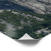 Uitzicht van Glacier Point in het Nationaal Park Y Perfect Poster (Hoek)