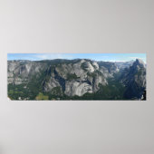 Uitzicht van Glacier Point in het Nationaal Park Y Poster (Voorkant)