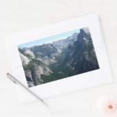 Uitzicht van Glacier Point in het Nationaal Park Y Rechthoekige Sticker (Envelop)