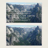Uitzicht van Glacier Point in het Nationaal Park Y Visitekaartje (Voorkant /achterkant)