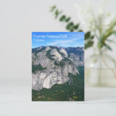 Uitzicht van Glacier Point, Yosemite, CA-Briefkaar Briefkaart (Staand voorkant)