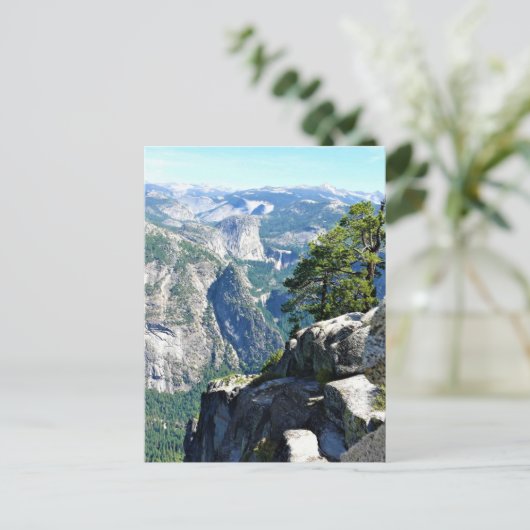 Uitzicht van Glacier Point, Yosemite, CA Briefkaart (Staand voorkant)