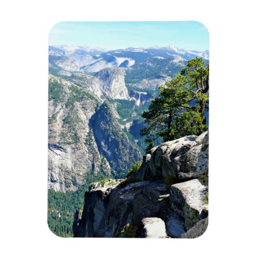 Uitzicht van Glacier Point, Yosemite, CA Magneet (Verticaal)