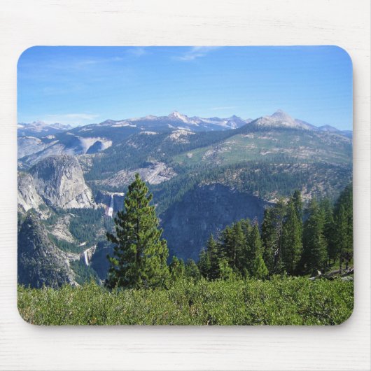 Uitzicht van Glacier Point, Yosemite, CA Muismat (Voorkant)