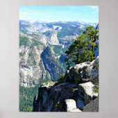 Uitzicht van Glacier Point, Yosemite, CA Poster (Voorkant)