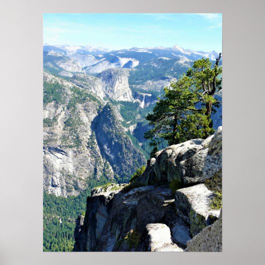 Uitzicht van Glacier Point, Yosemite, CA Poster (Voorkant)