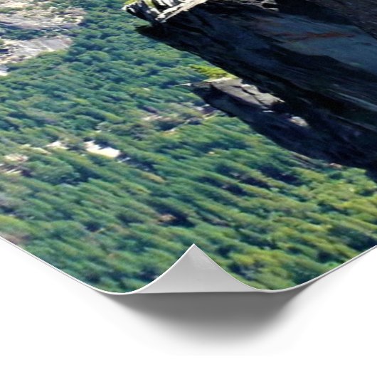 Uitzicht van Glacier Point, Yosemite, CA Poster (Hoek)