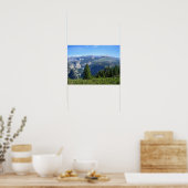 Uitzicht van Glacier Point, Yosemite, CA Poster (Keuken)