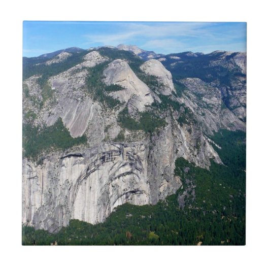 Uitzicht van Glacier Point, Yosemite, CA Tegeltje (Voorkant)