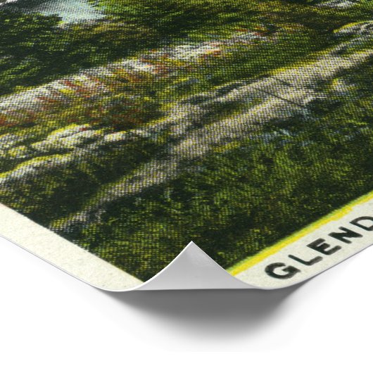 Uitzicht van Glendale Poster (Hoek)