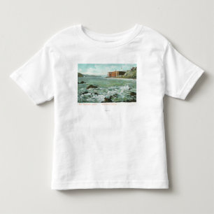 Uitzicht van Golden Gate en Fort Point Kinder Shirts