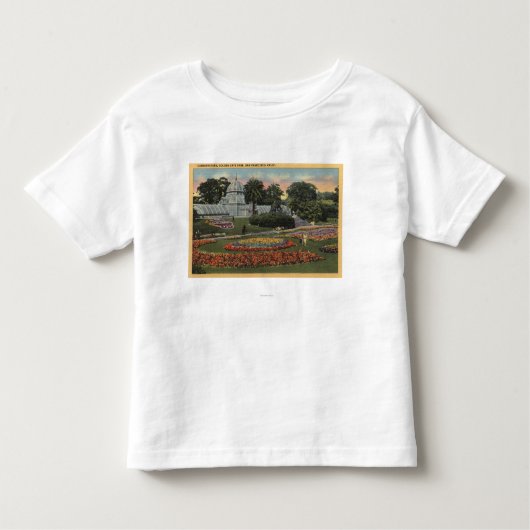 Uitzicht van Golden Gate Park & Conservatory Kinder Shirts (Voorkant)
