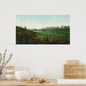 Uitzicht van Golfers Spelen bij Inverness Club Poster (Keuken)