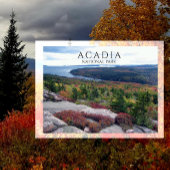 Uitzicht van Gorham Mountain Acadia National Park, Briefkaart
