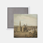 Uitzicht van Grand Cairo, gegraveerd door Daniel H Magneet (Voorkant / Achterkant)