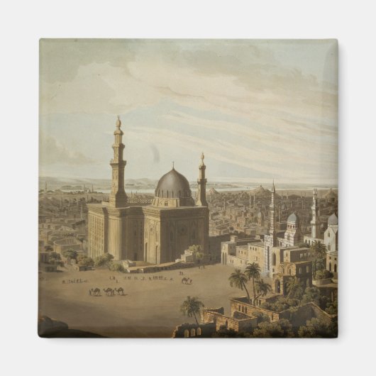 Uitzicht van Grand Cairo, gegraveerd door Daniel H Magneet (Voorkant)