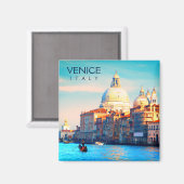 Uitzicht van Grand Canal - Venetië, Italië Magneet (Voorkant / Achterkant)