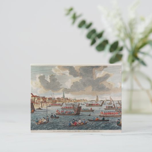 Uitzicht van Gravesend met troepen Briefkaart (Staand voorkant)