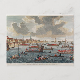 Uitzicht van Gravesend met troepen Briefkaart