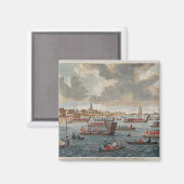 Uitzicht van Gravesend met troepen Magneet (Voorkant / Achterkant)