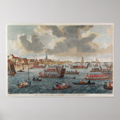 Uitzicht van Gravesend met troepen Poster (Voorkant)