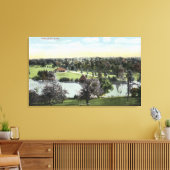 Uitzicht van Green Hill Park Canvas Afdruk (Insitu (Woonkamer))