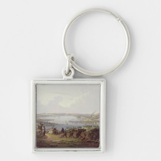 Uitzicht van Greenock, Schotland Sleutelhanger (Voorkant)