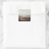 Uitzicht van Greenock, Schotland Vierkante Sticker (Tas)