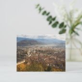 Uitzicht van Grenoble Briefkaart (Staand voorkant)