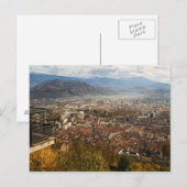 Uitzicht van Grenoble Briefkaart (Voorkant / Achterkant)