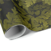 Uitzicht van groen bladgroen plant cadeaupapier (Rol Hoek)